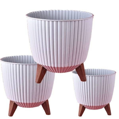 تصویر از گلدان کنگره پایه دار3پلی نیک