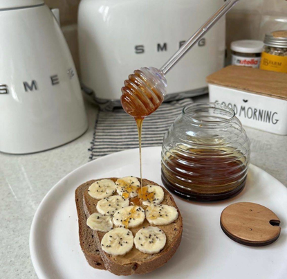 تصویر از عسل خوری پیرکس درب چوبی