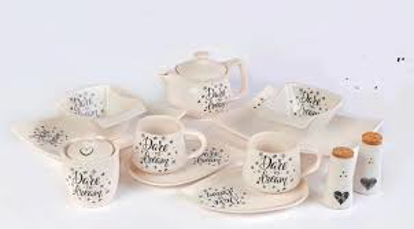 تصویر از ست صبحانه خوری14پارچه501کاکائو